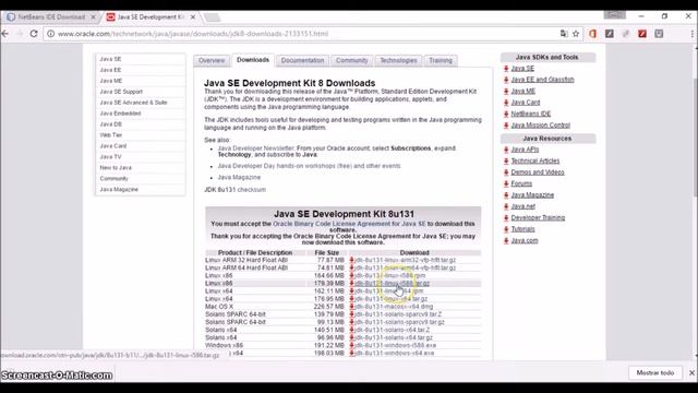 01 Descargar e instalar java 8.2 /windows 10-8-7/Linux/Mac/Solaris