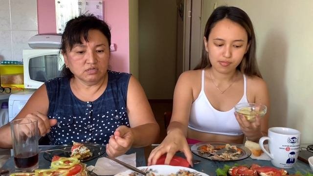 ПЛОВ | КАБАЧКИ | БАКЛАЖАНЫ ? МУКБАНГ
