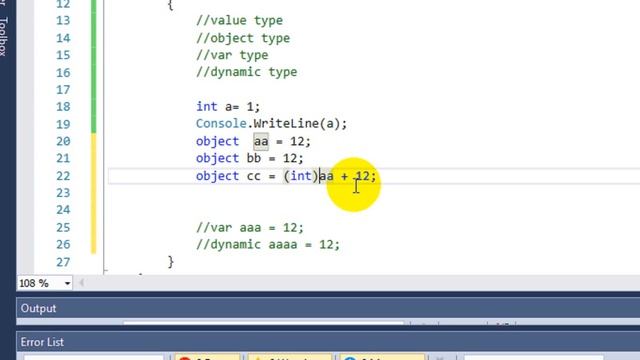 var vs dynamic vs object c# | what is var type| what is object type| what is dynamic type