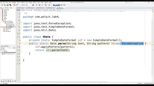 [MOB1023 - Java 2] Lab 4 Bài 3-4: Xây dựng lớp XDate và áp dụng cho form (Source Code Download) ✔