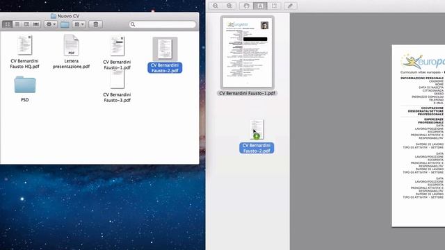 Mac: come unire pdf in unico file con anteprima