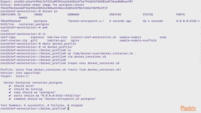 31   Docker Compliance with InSpec [Automation Solutions with Chef Automate]