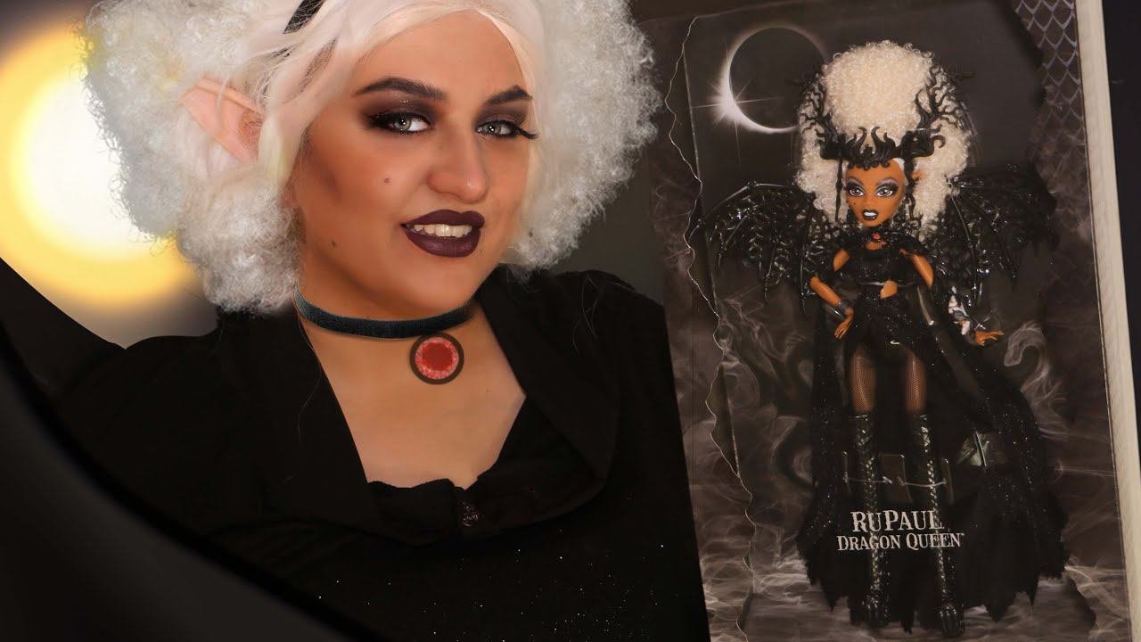 Ru Paul Dragon Queen Monster High  Ру Пол распаковка и обзор  rupaul dragonqueen  monsterhigh