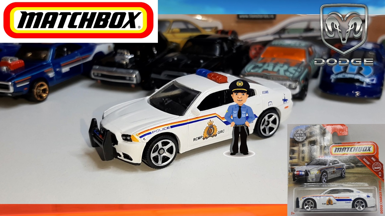 Custom Matchbox Dodge Charger Pursuit MBX Rescue 20/20