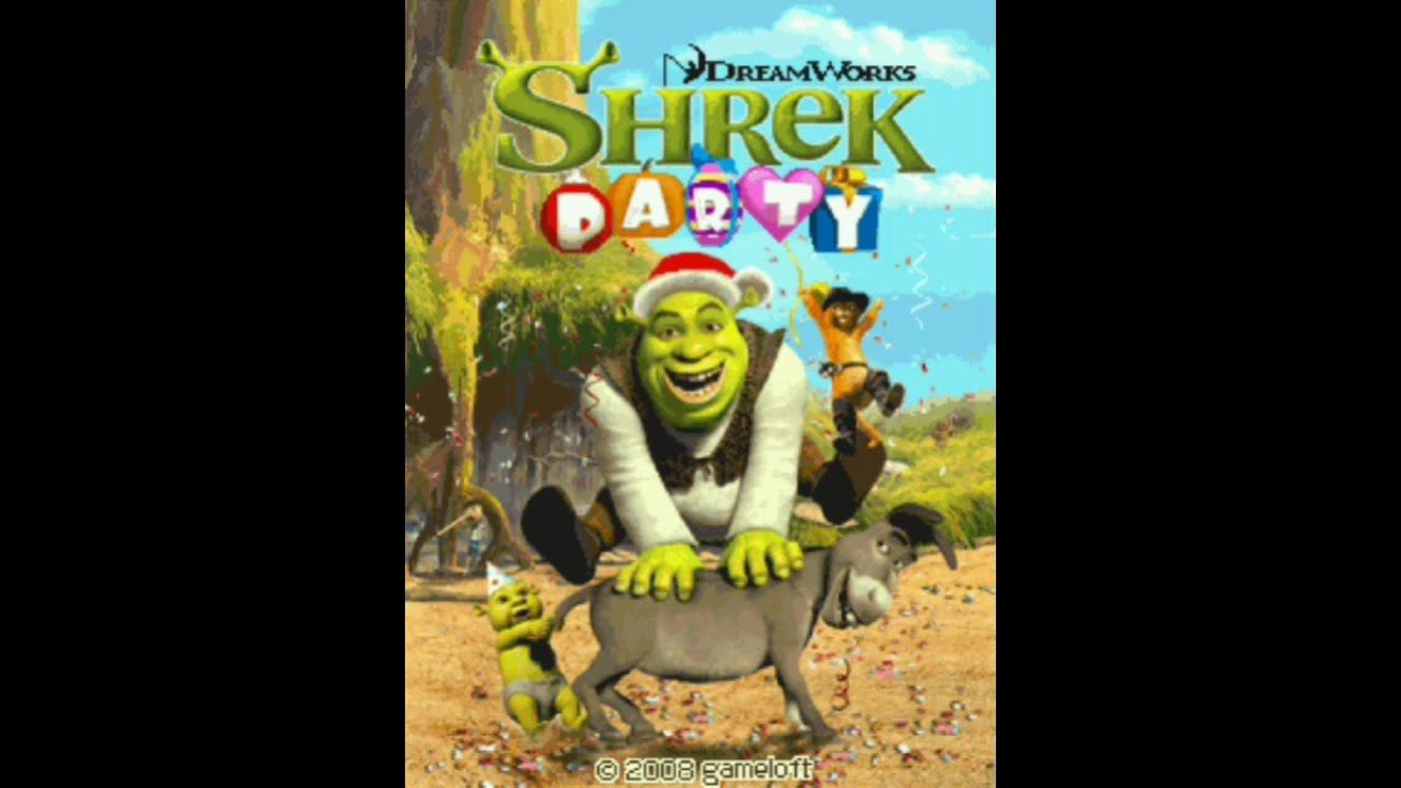 Shrek Party (Вечеринка Шрэка) - Полное прохождение java игры