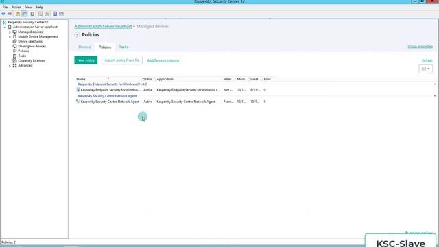 How to configure Kaspersky Security Center hierarchical model Master - Slave (Step by step) !!!