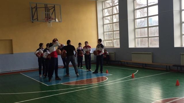 Тема: Баскетбол. Урок Физической культуры (фрагмент).