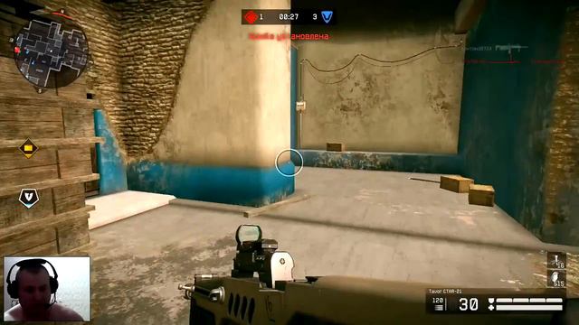 Warface: КВ Госпиталь. vs Тетра_Граммофон (Переулки)