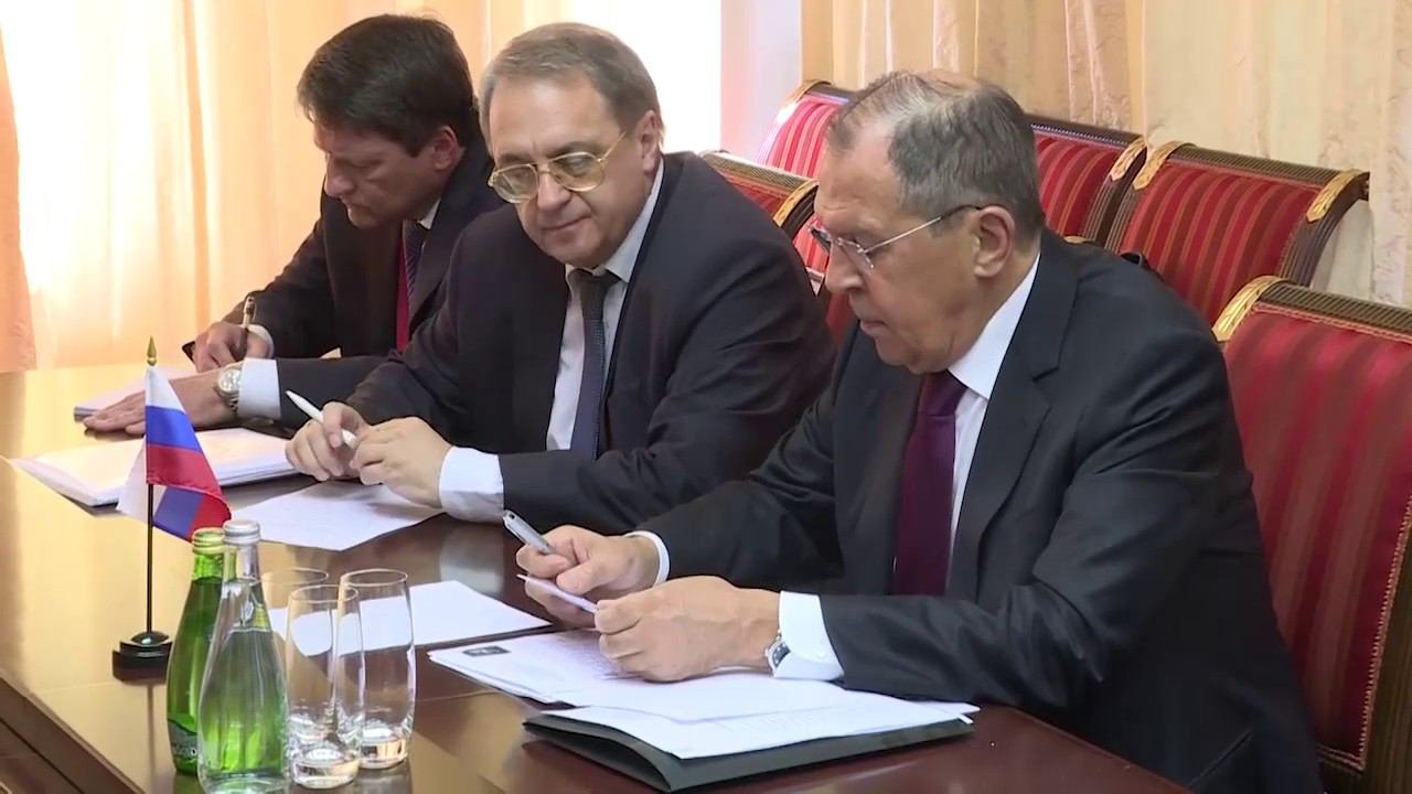 С.Лавров и С.Байпо Темон Санкт-Петербург 6 июня 2019 года
