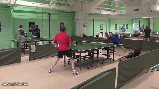 Powerful FH topspin with Spinlord Waran 2.0 mm short pips! Table tennis technique video