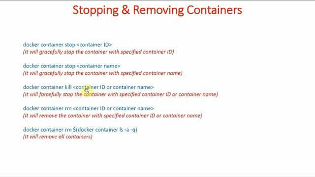 9-How to stop and remove Docker Containers -1 | Docker Tutorial for Beginners (Hindi) | Learn Docke