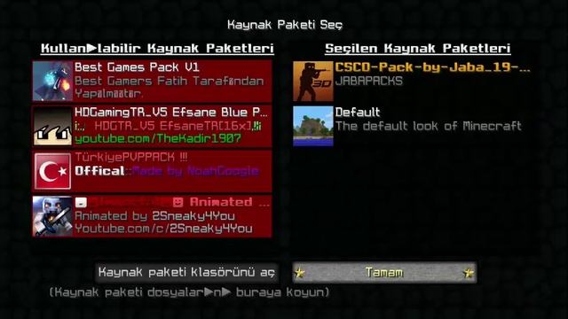 Minecraft Cs:Go texture pack indirme kurma