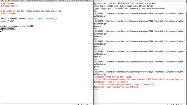 Python 3: Random Module