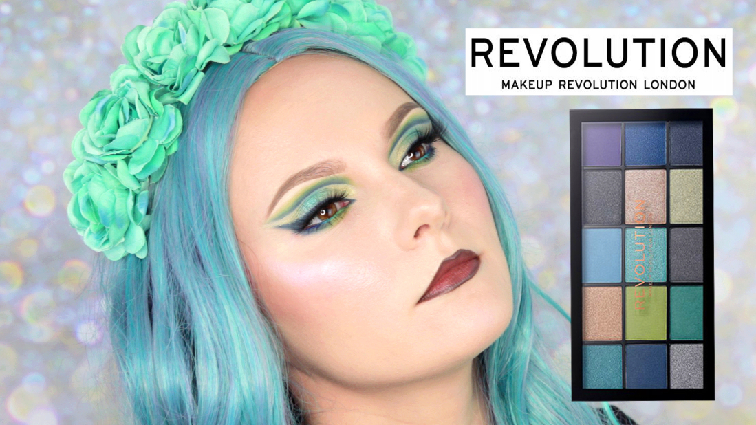 REVOLUTION RELOADED DEEP DIVE  СВОТЧИ И МАКИЯЖ  MAKEUP TUTORIAL