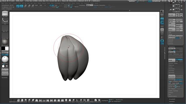 [ZBrush] Module 5 - Detailing the Head and Hair - 1. Creating Hair