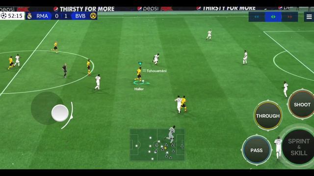 EA FC24 Mobile Gameplay | Real Madrid Vs Borussia Dortmund | UEFA Champions League Quarter Final 😱