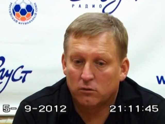 "Академия" - "Газовик". Пресс-конференция.