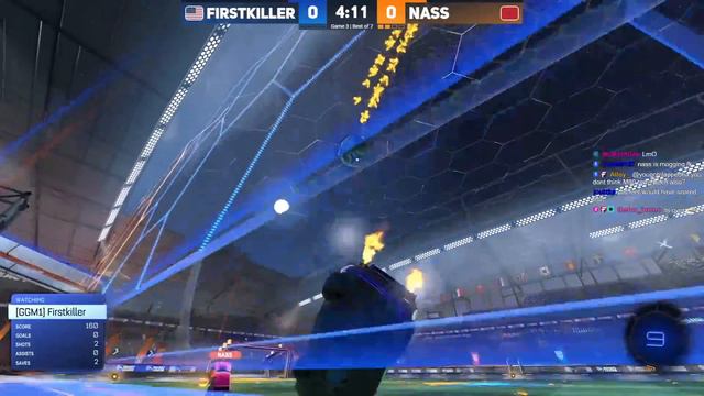 Firstkiller vs Nass | $250 Rocket League 1v1 Showmatch