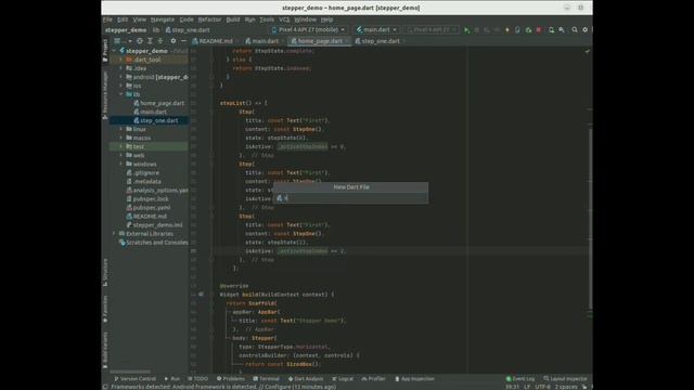 Stepper Widget | Flutter ??