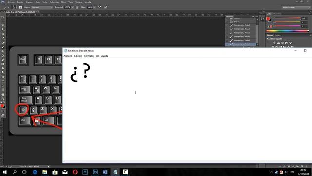 Como hacer el signo de interrogación en mi teclado (Laptop, Pc)