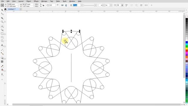 3D Color Full Twisted Ribbon Design | 3D Twisted Ribbon Design in Coreldraw | Coreldraw tutorial