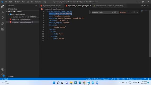 How to Define Custom Layouts | Layout Builder for drupal 9 | Layout Builder for Beginner drupal 9