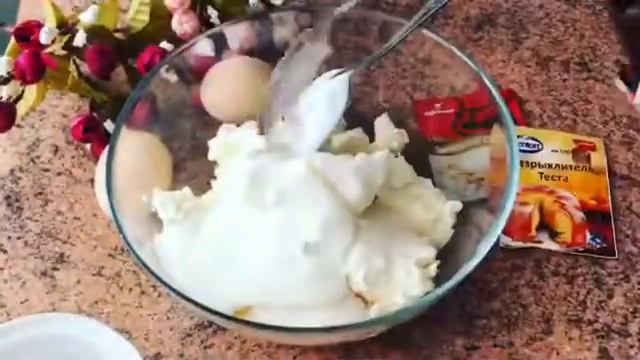 Творожный пирог без муки