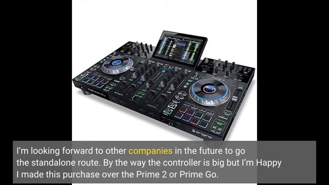 Denon DJ PRIME 4  4 Deck Standalone Smart DJ Console / Serato DJ Controller with Built In 4 Ch...