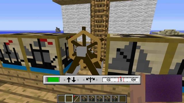 Обзор мода Майнкрафт 1.7.10 Пираты и корабли!