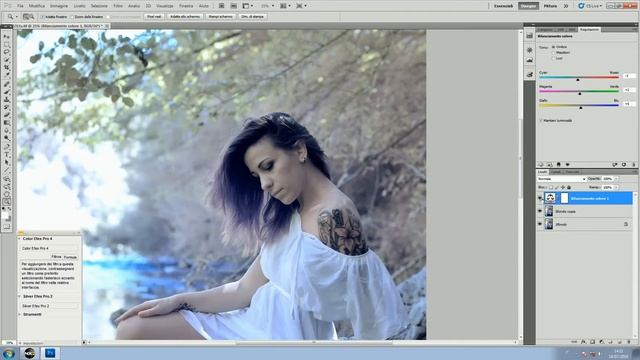 Photoshop tutorial Falsecolor color action .