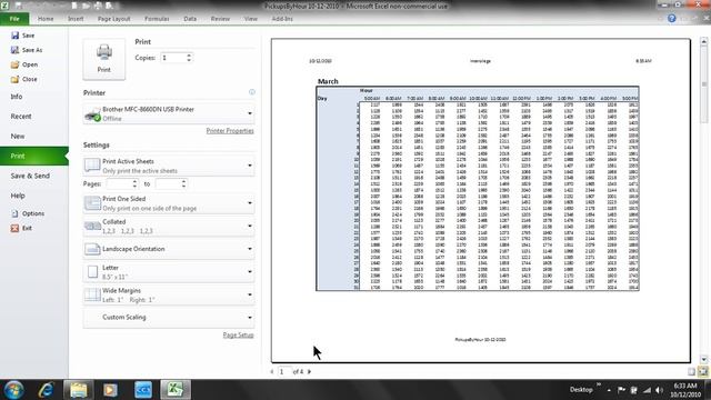 Excel 2010 Chapter 11 Diferentes Opciones Para Imprimir en Excel