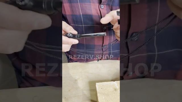 Огниво комплект № 13 (7 см) со свистком и компасом, набор для разведения огня, розжига костра