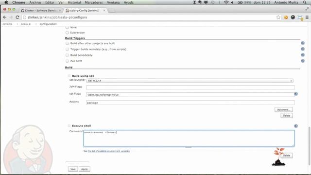 Setting up a Scala project on ClinkerHQ