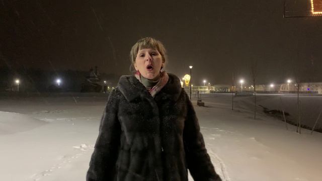 белый снег