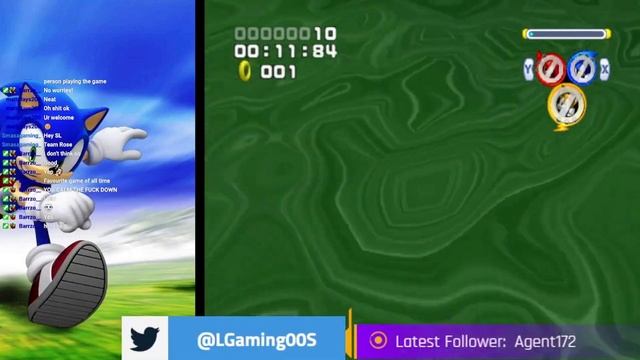 Playing Sonic heroes is like ...