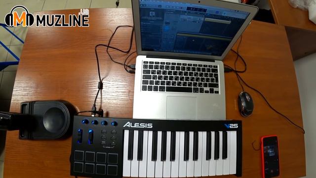 Alesis V25 midi keyboard/клавиатура/controller/контроллер. Обзор/overview