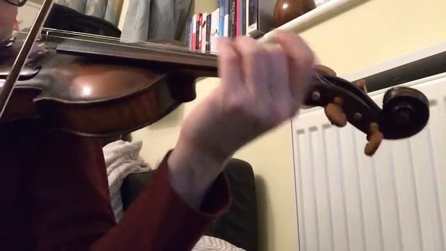 Old German beautiful saxony violin sound sample