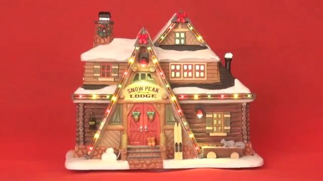 Lemax Зимний Домик Аудиенция на заснеженной горе 55924