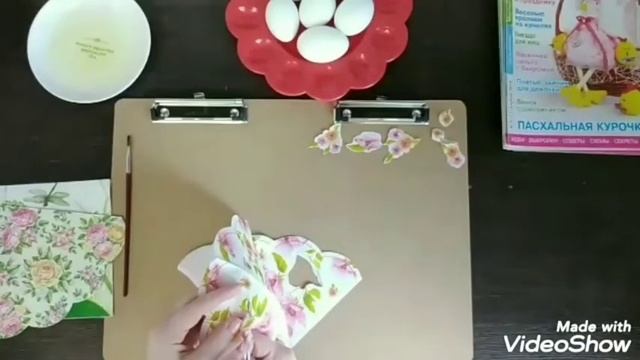 Декупаж пасхальных яиц