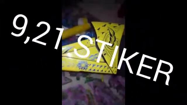 Tutorial/cara buat Cutting manual stiker skotlet batik 9,21 STIKER