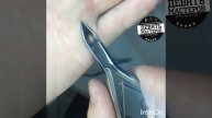 Маникюрные кусачки ручной работы.