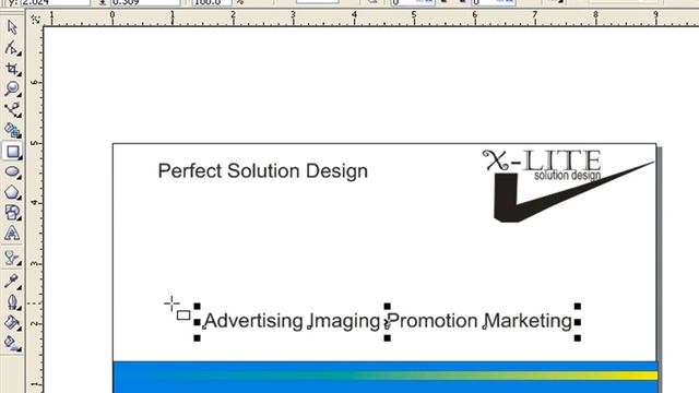 tutorial KARTU NAMA dengan corel draw x3