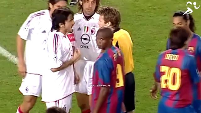 The Day Ronaldinho Destroyed Kaka  Paolo Maldini and Showed Who Is The Boss