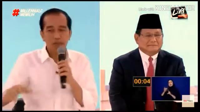 DEBAT CAPRES KE 2 PEMILU 2019 -Prabowo: Infrastruktur zaman Jokowi  Aur auran, ini jwban Jokowi