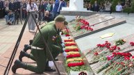 В Сквере боевой славы прошла торжественная церемония в честь Дня Победы