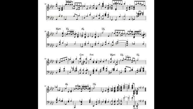 Piano Sheet - Identity V The Fluttering Clouds