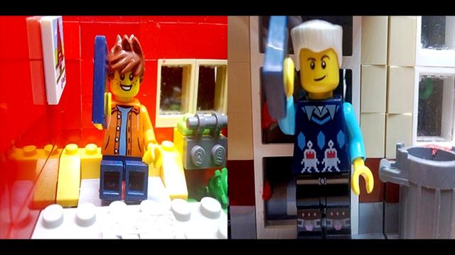 LEGO Horror story "For the cupboard"(LEGO страшная история "Из шкафа")