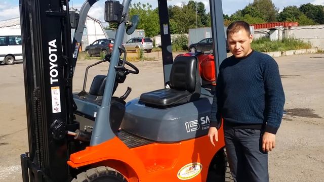 Погрузчик Toyota 7FG15, отзывы о компании "Русский Масштаб"