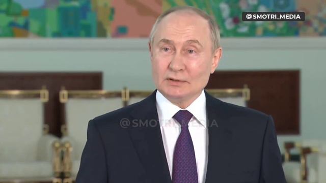 Заявления Путина на пресс-подходе к российским СМИ в аэропорту Ташкента