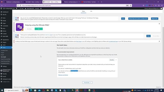 have a default theme available | default theme | have a default theme available wordpress